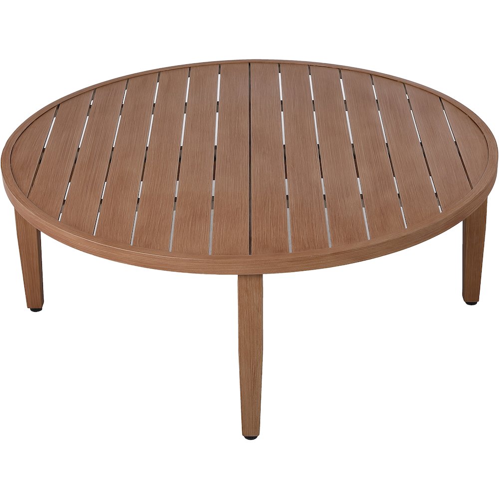 Maui Natural Outdoor Patio Coffee Table. Picture 3
