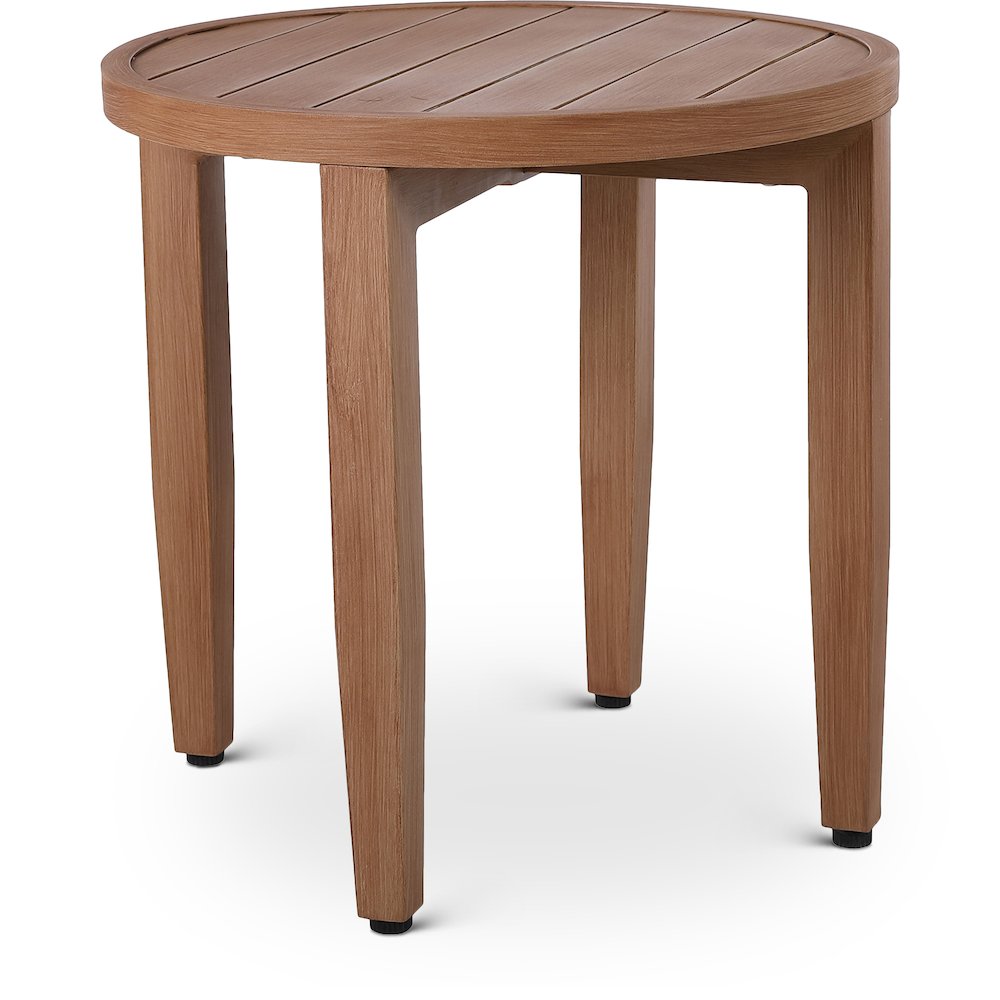 Maui Natural Outdoor Patio End Table. Picture 1