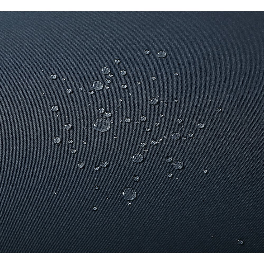 Nizuc Navy Water Resistant Fabric Outdoor Patio Modular Sofa. Picture 6