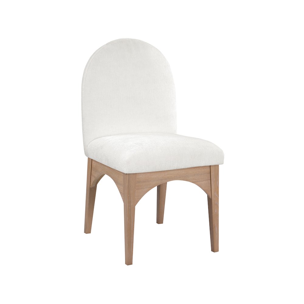 Waldorf Cream Chenille Fabric Dining Chair. Picture 1