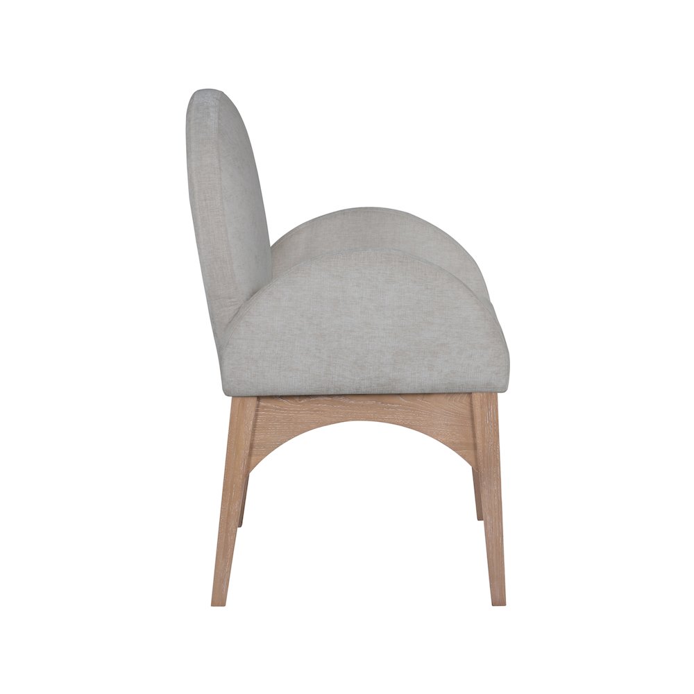 Waldorf Grey Chenille Fabric Dining Chair. Picture 3