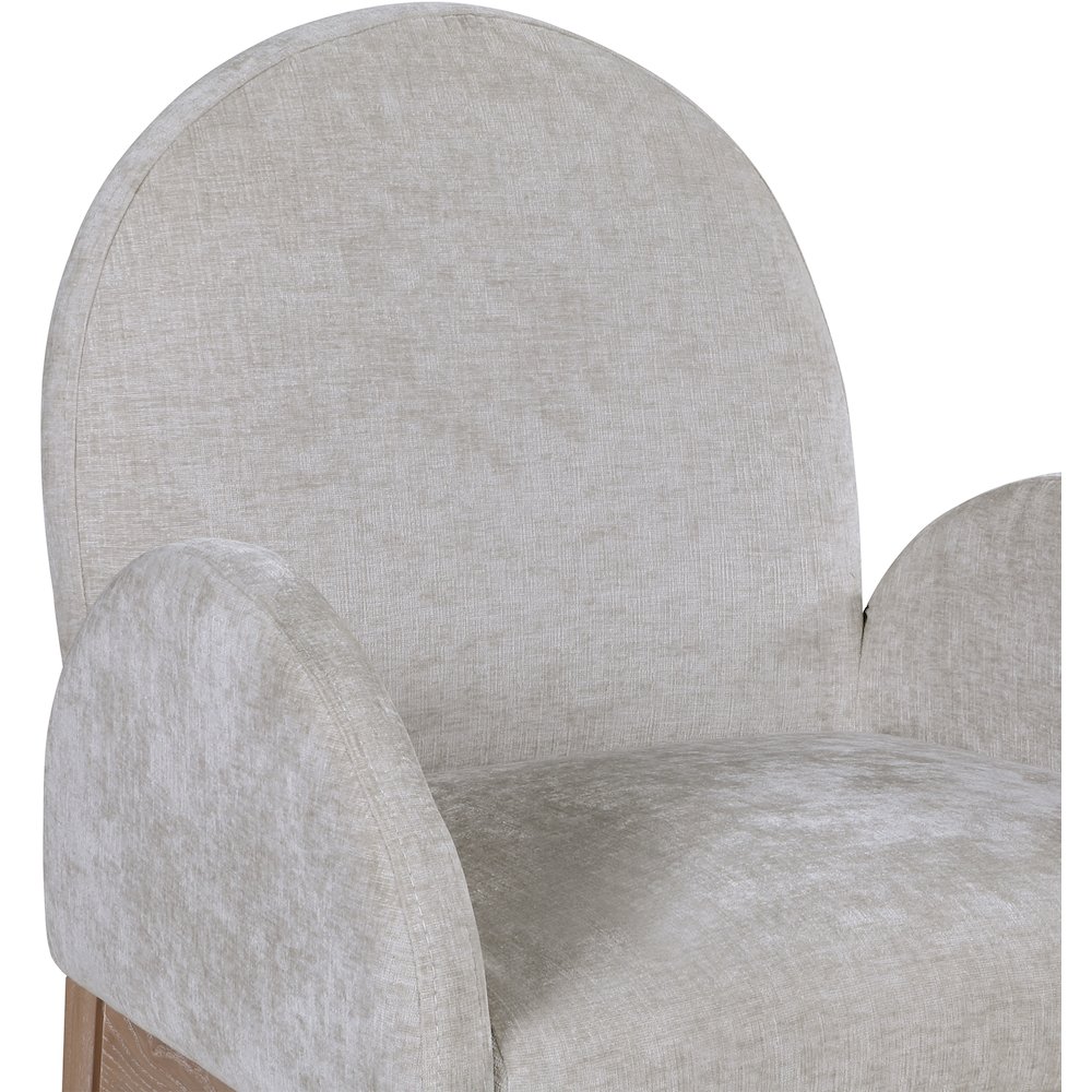 Waldorf Grey Chenille Fabric Dining Chair. Picture 4