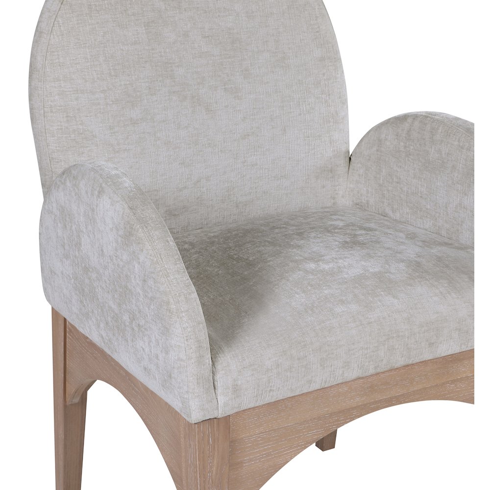 Waldorf Grey Chenille Fabric Dining Chair. Picture 5