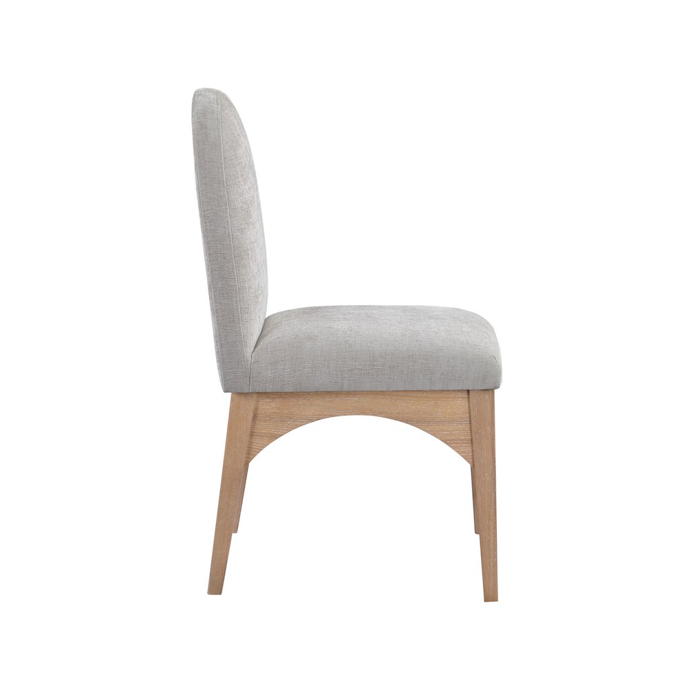 Waldorf Grey Chenille Fabric Dining Chair. Picture 4
