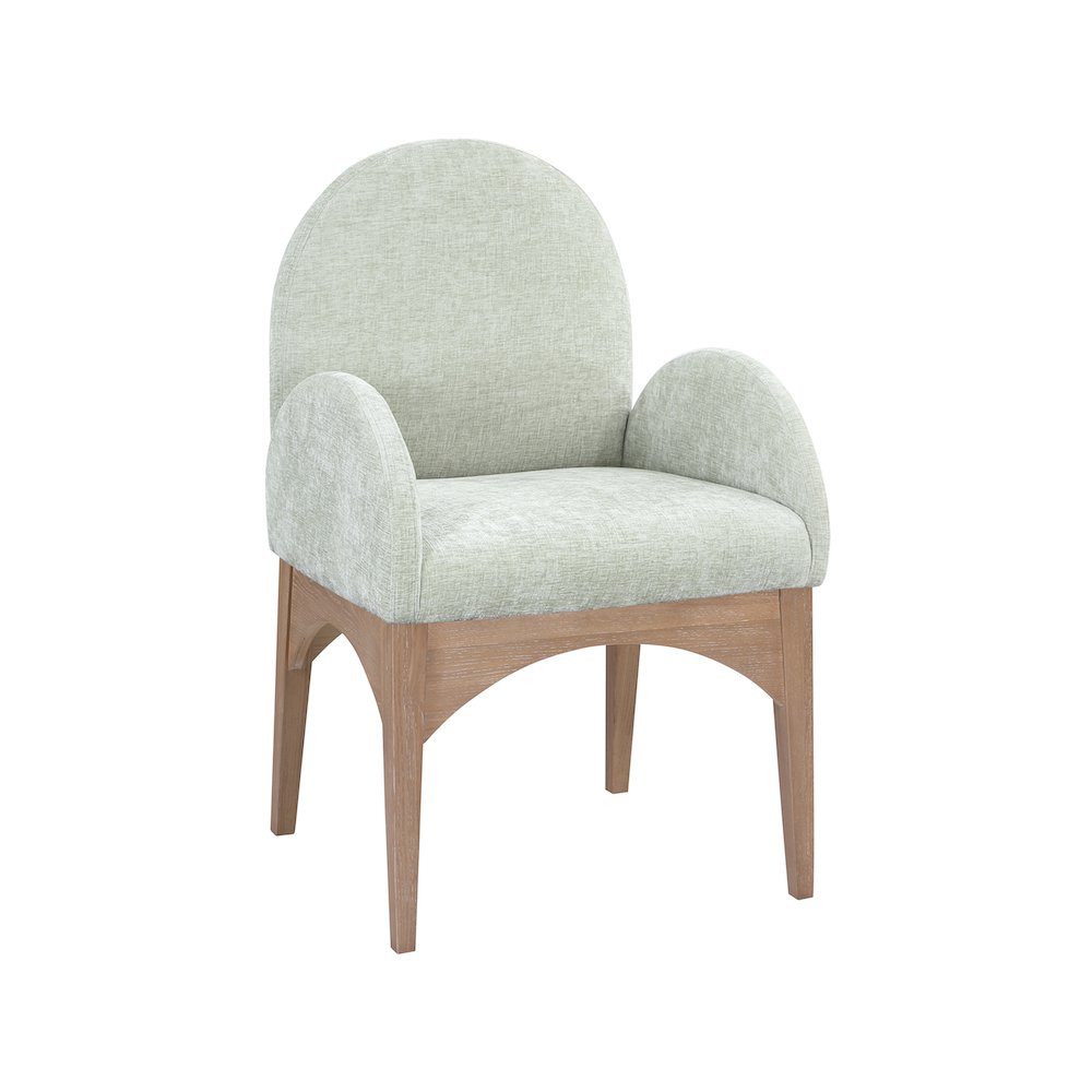 Waldorf Mint Chenille Fabric Dining Chair. Picture 1