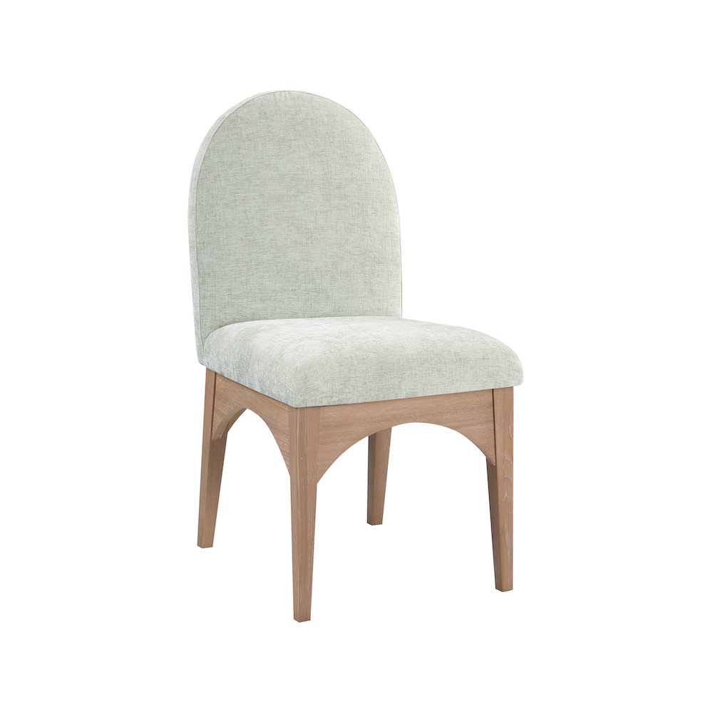 Waldorf Mint Chenille Fabric Dining Chair. Picture 1