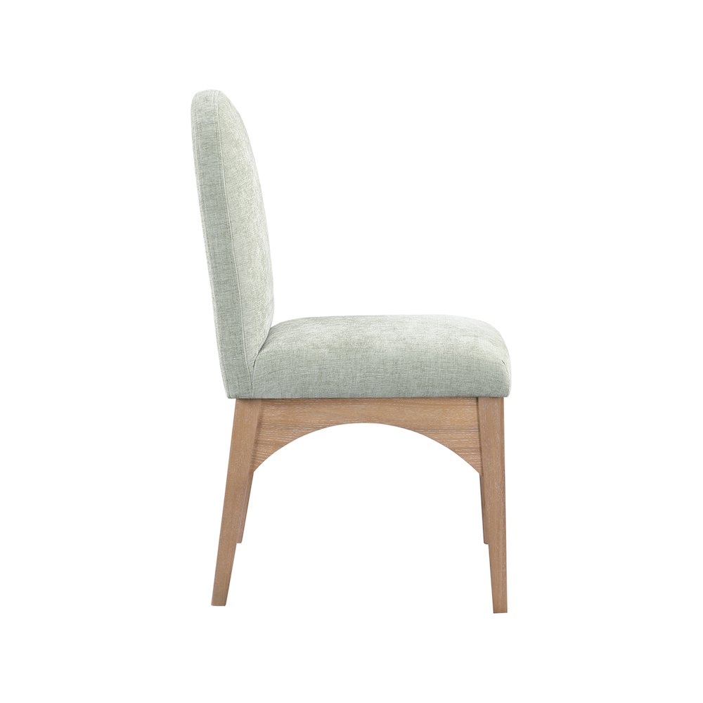 Waldorf Mint Chenille Fabric Dining Chair. Picture 4