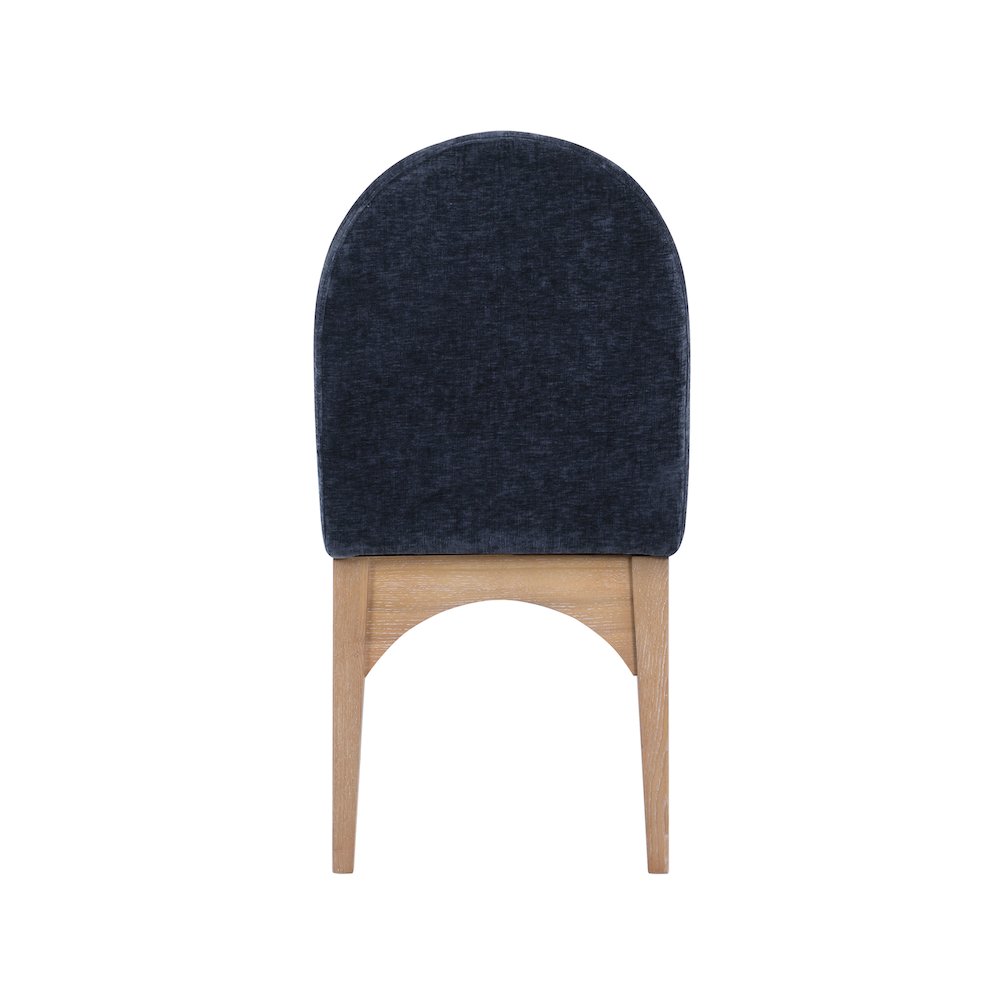 Waldorf Navy Chenille Fabric Dining Chair. Picture 3