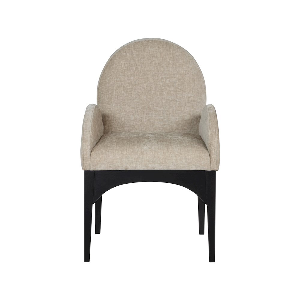 Waldorf Beige Chenille Fabric Dining Chair. Picture 3