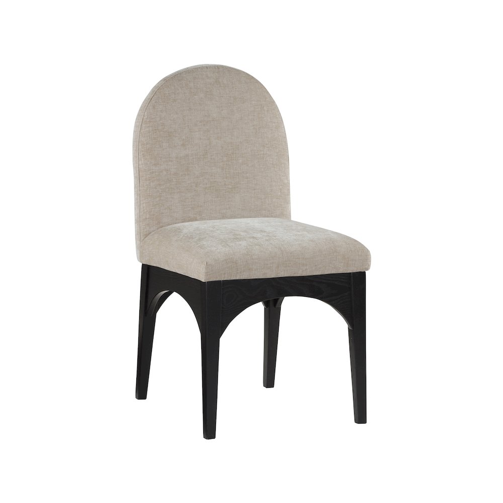 Waldorf Beige Chenille Fabric Dining Chair. Picture 1