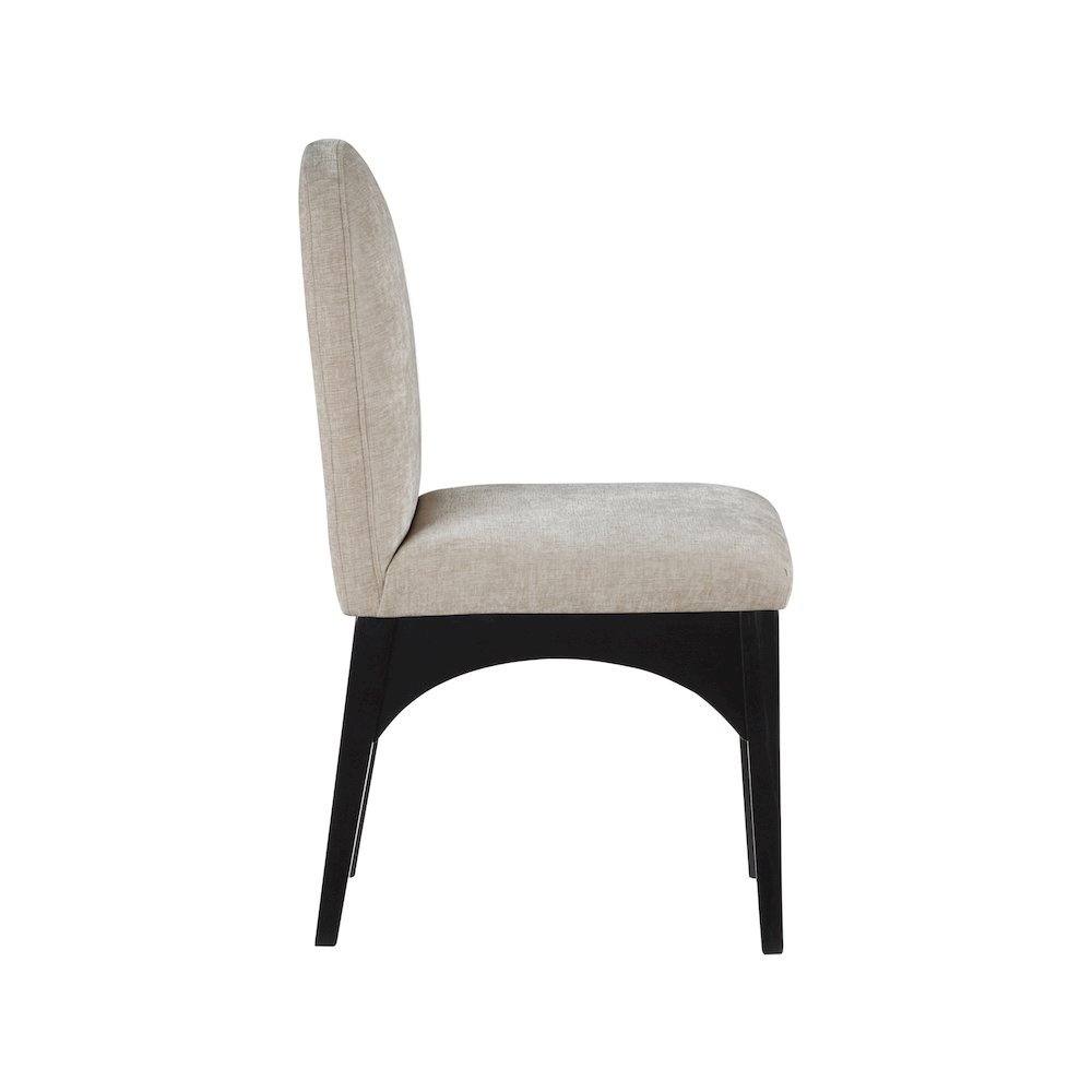 Waldorf Beige Chenille Fabric Dining Chair. Picture 4