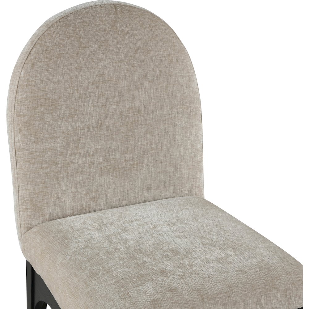 Waldorf Beige Chenille Fabric Dining Chair. Picture 6