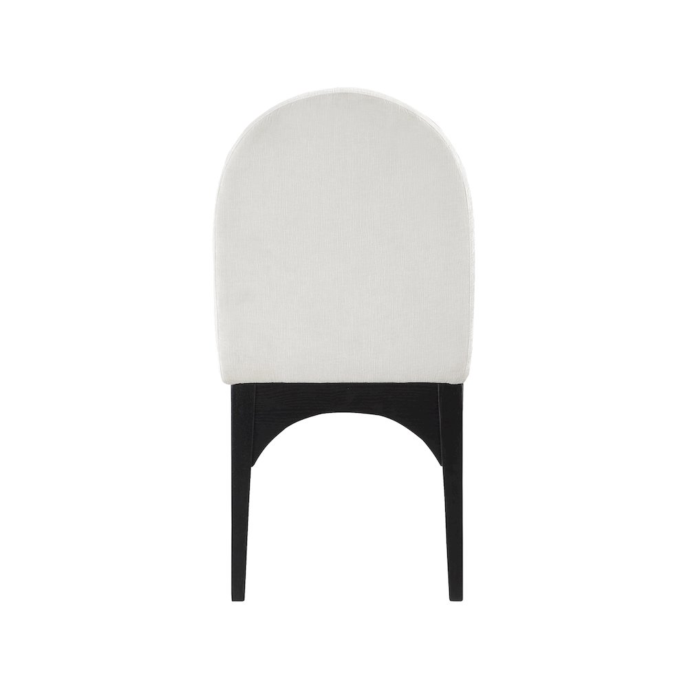 Waldorf Cream Chenille Fabric Dining Chair. Picture 2