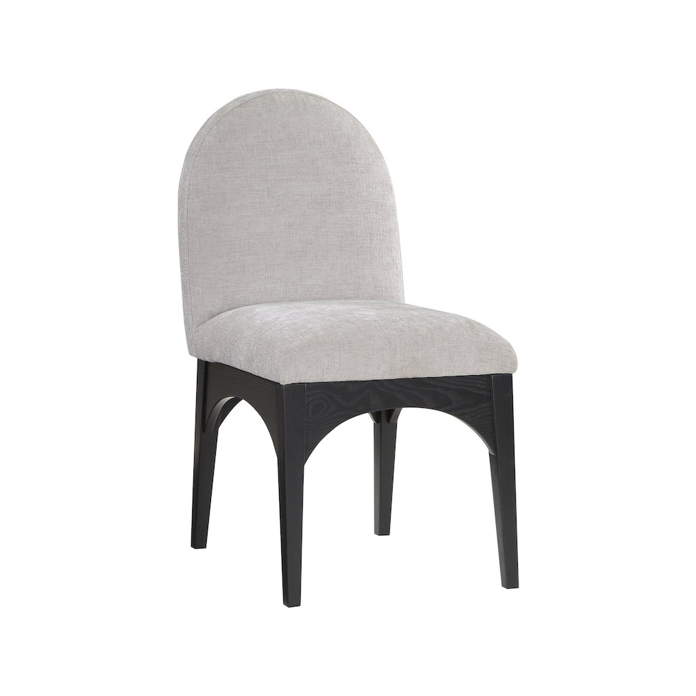 Waldorf Grey Chenille Fabric Dining Chair. Picture 1