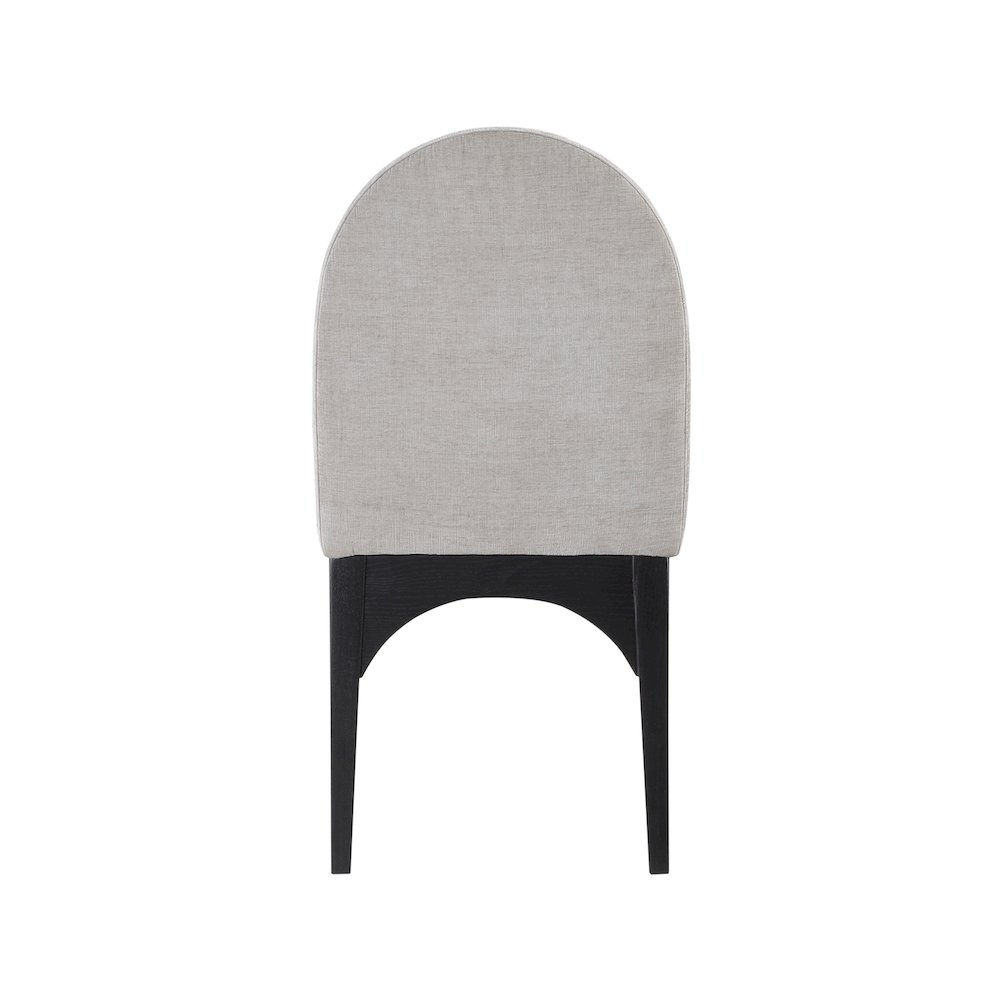 Waldorf Grey Chenille Fabric Dining Chair. Picture 2