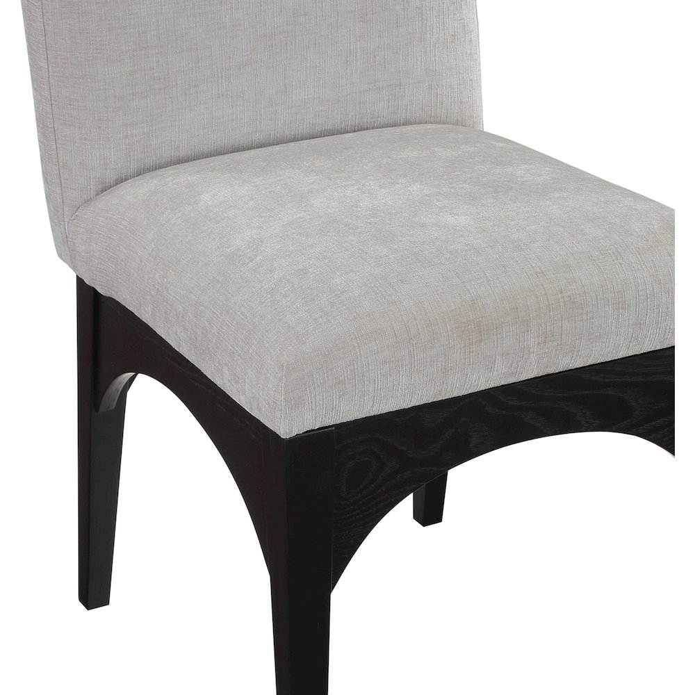 Waldorf Grey Chenille Fabric Dining Chair. Picture 5