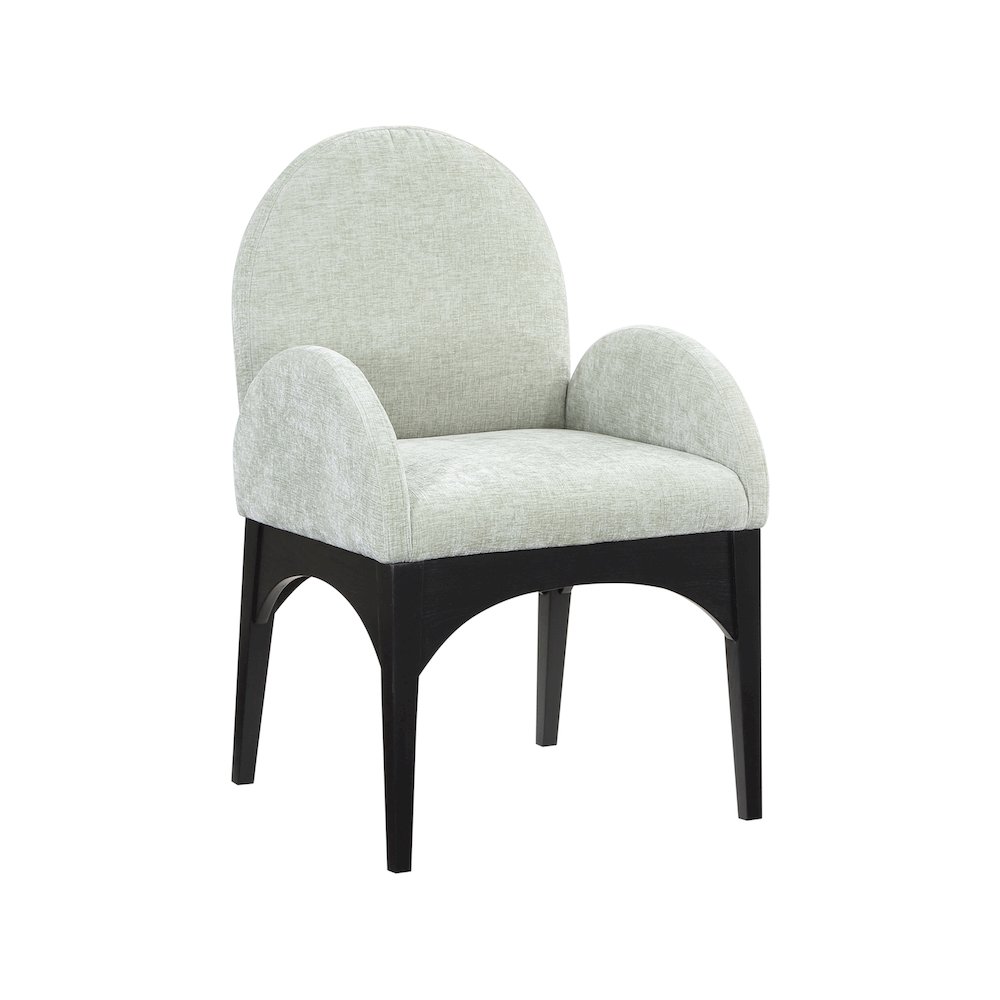Waldorf Mint Chenille Fabric Dining Chair. Picture 1