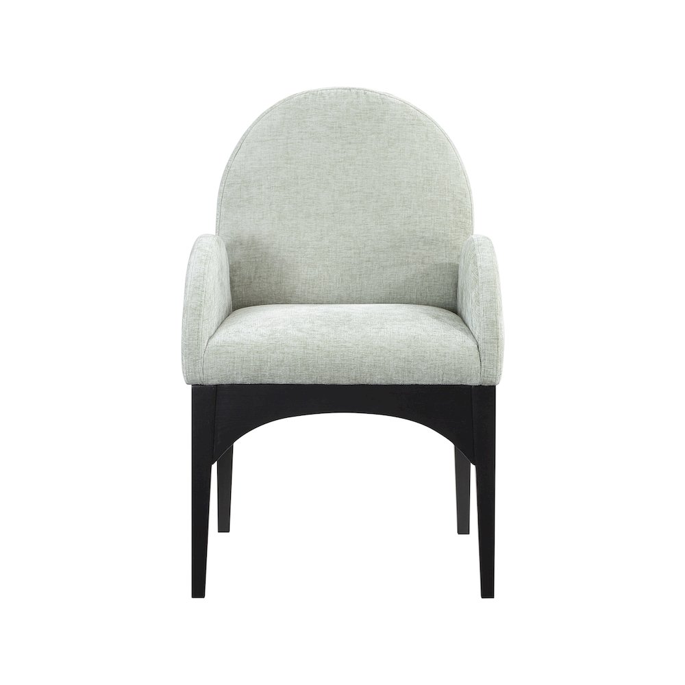 Waldorf Mint Chenille Fabric Dining Chair. Picture 3