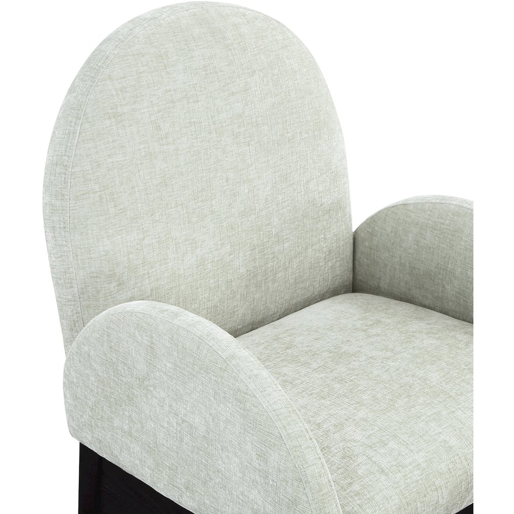 Waldorf Mint Chenille Fabric Dining Chair. Picture 5