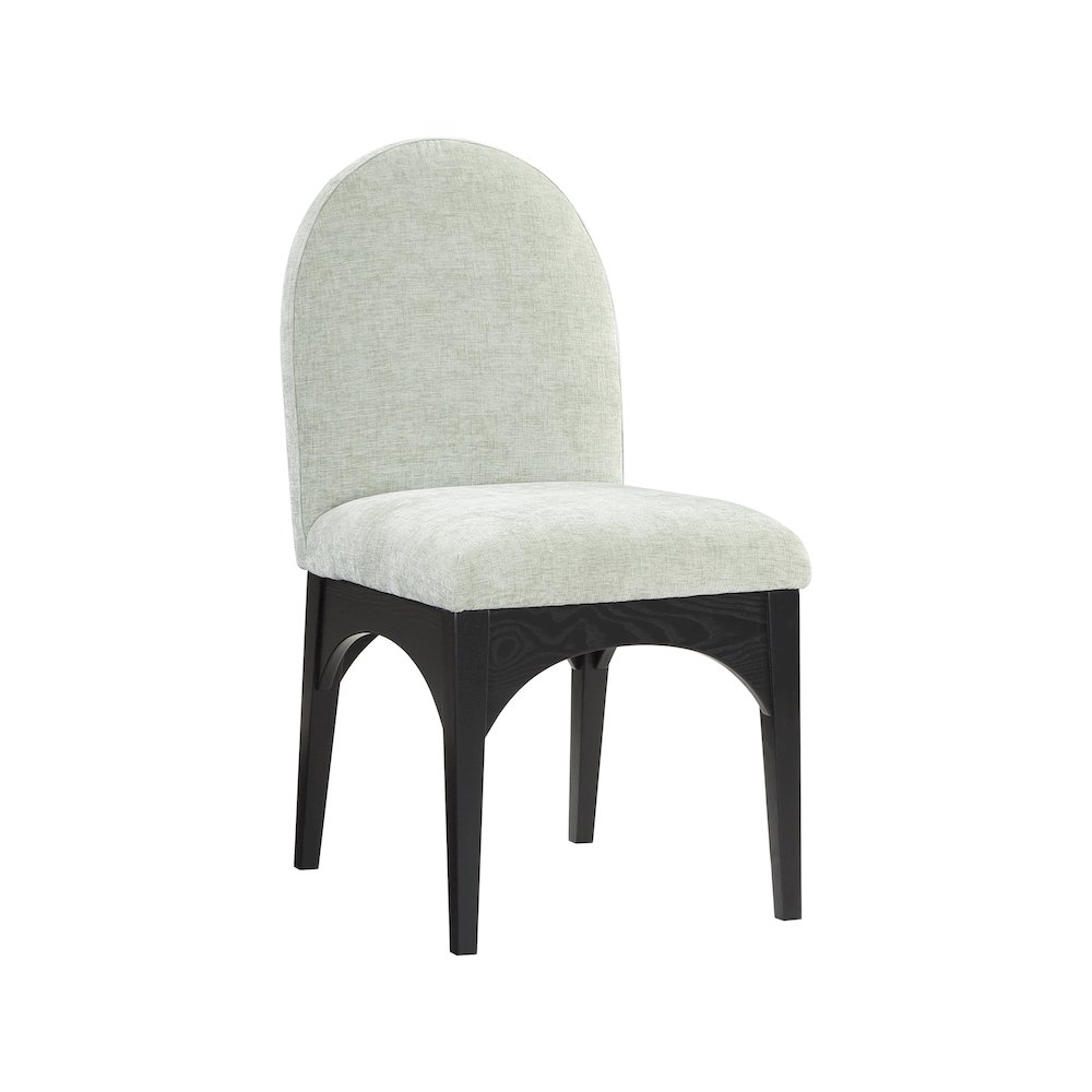 Waldorf Mint Chenille Fabric Dining Chair. Picture 1