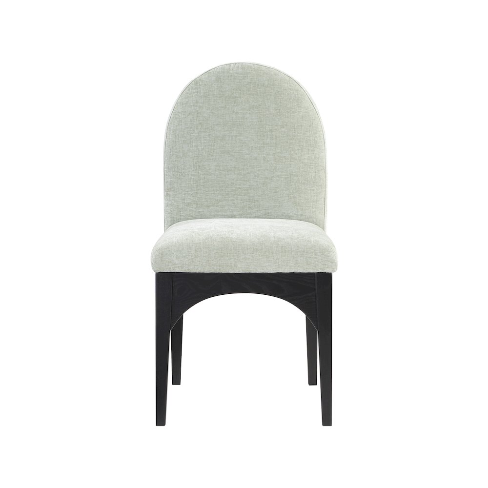 Waldorf Mint Chenille Fabric Dining Chair. Picture 3