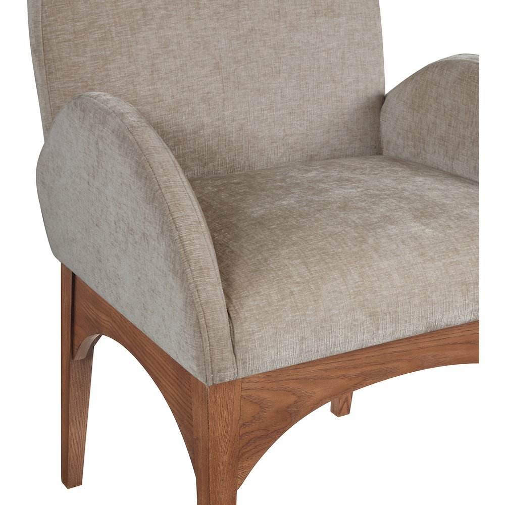 Waldorf Beige Chenille Fabric Dining Chair. Picture 6