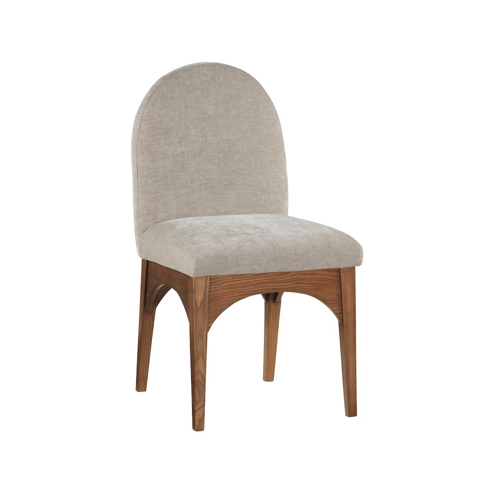 Waldorf Beige Chenille Fabric Dining Chair. Picture 1