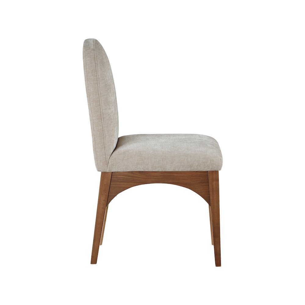 Waldorf Beige Chenille Fabric Dining Chair. Picture 4