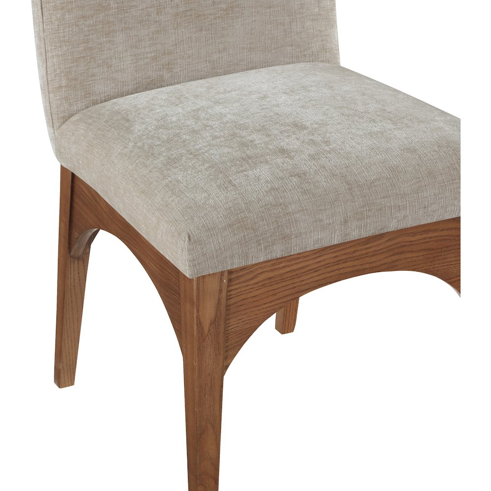 Waldorf Beige Chenille Fabric Dining Chair. Picture 5