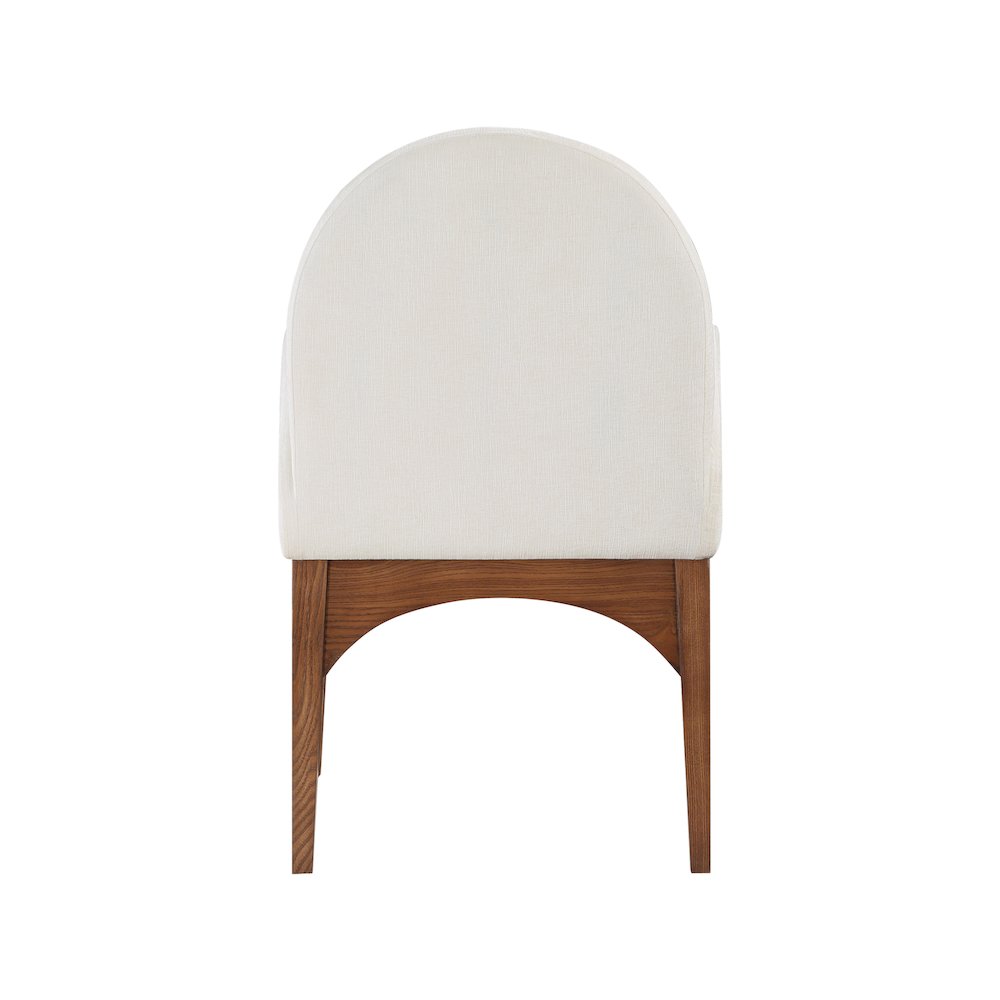 Waldorf Cream Chenille Fabric Dining Chair. Picture 2
