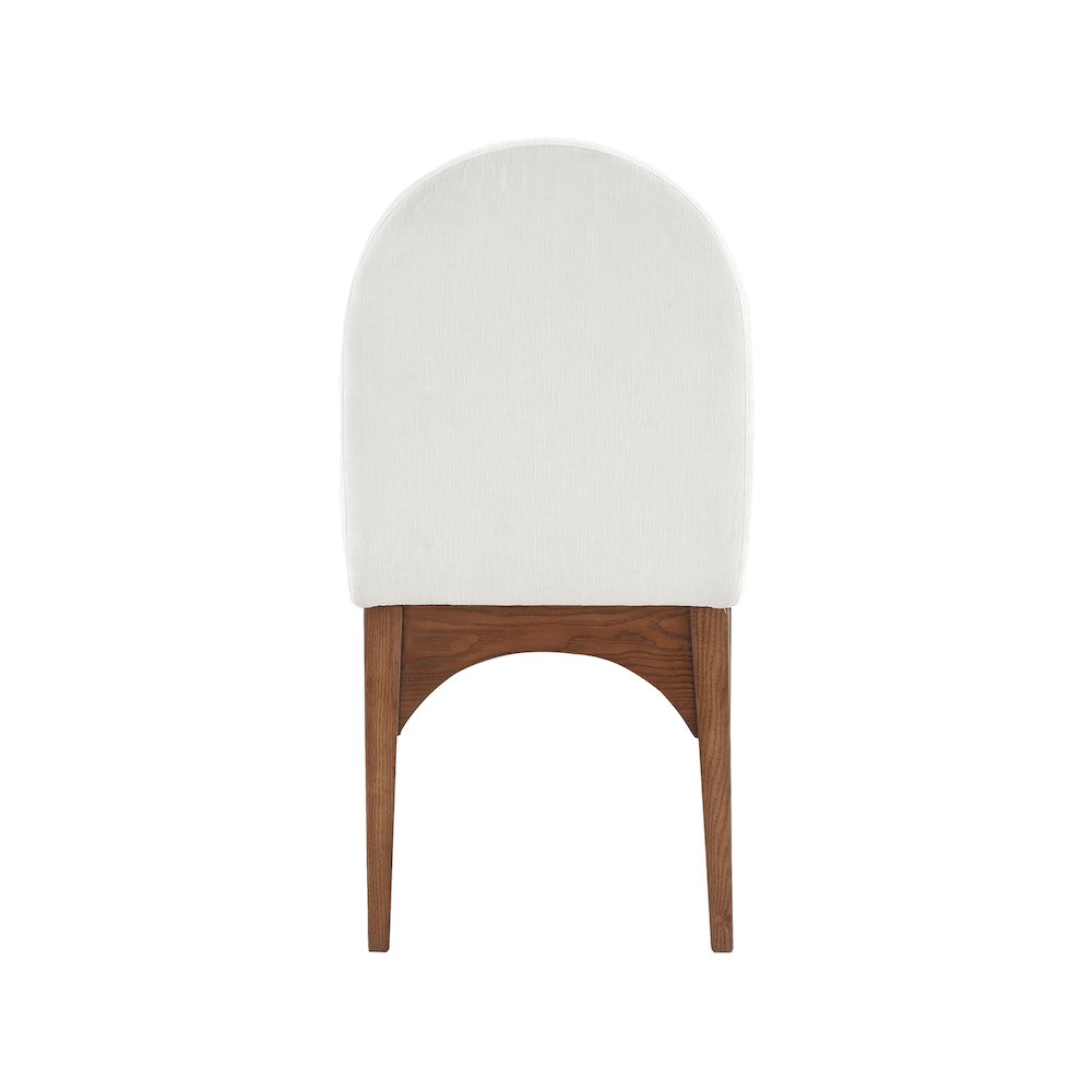 Waldorf Cream Chenille Fabric Dining Chair. Picture 2