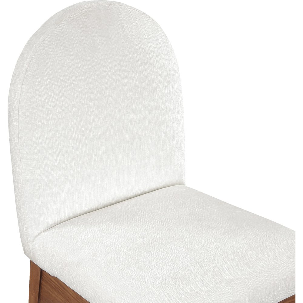 Waldorf Cream Chenille Fabric Dining Chair. Picture 6
