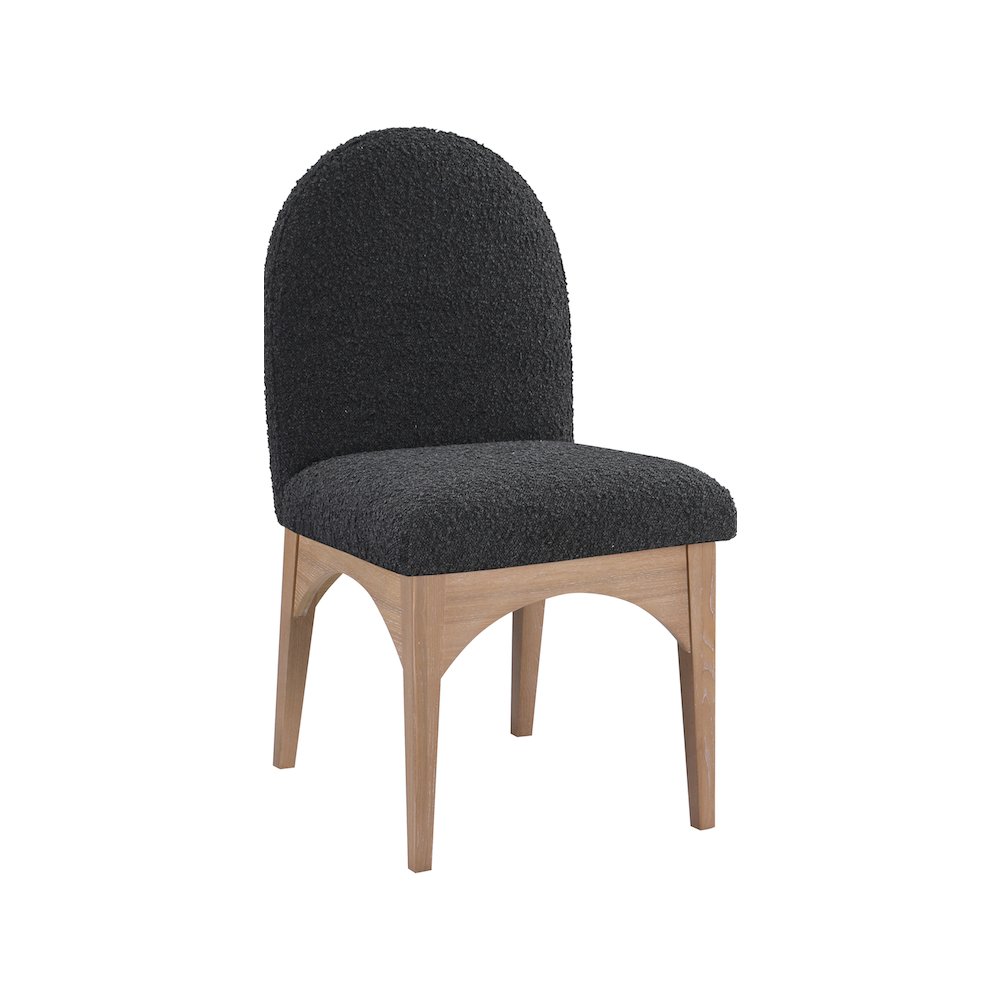 Waldorf Black Boucle Fabric Dining Chair. Picture 1