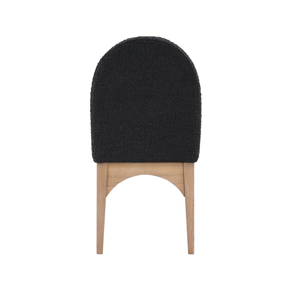 Waldorf Black Boucle Fabric Dining Chair. Picture 2