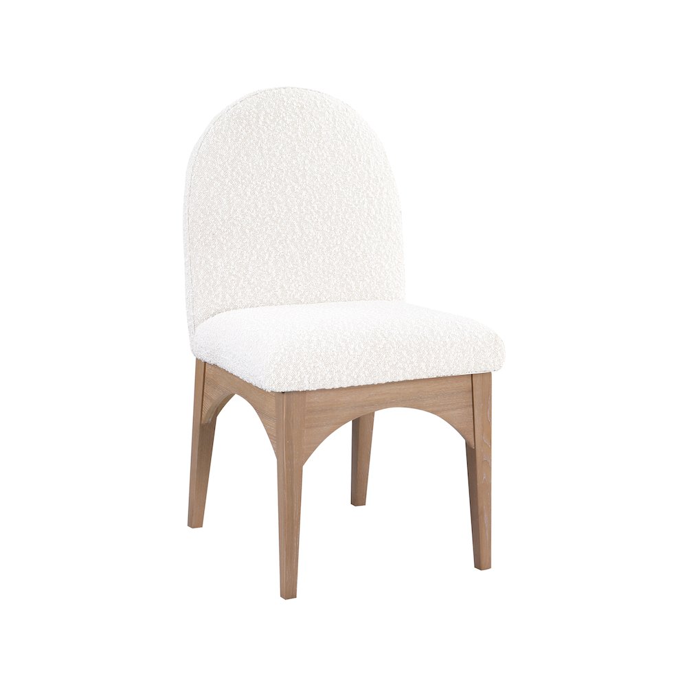 Waldorf Cream Boucle Fabric Dining Chair. Picture 1