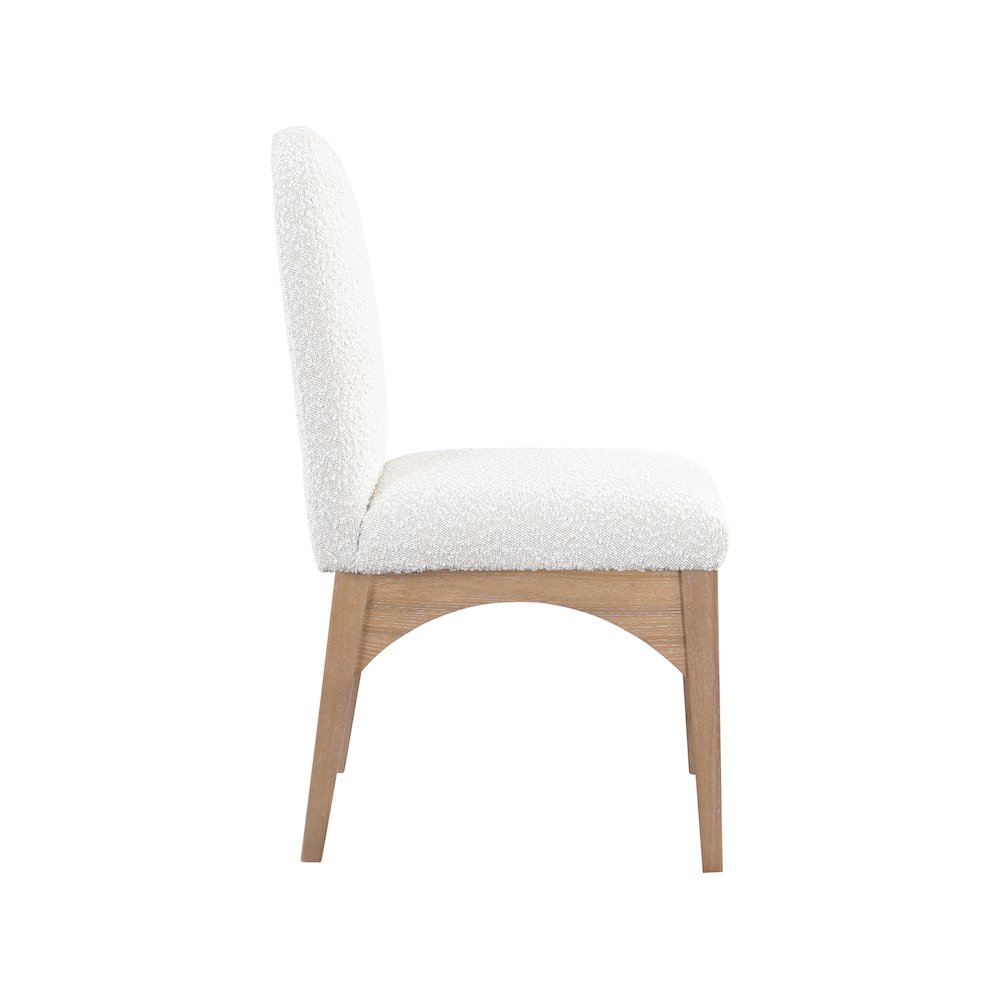 Waldorf Cream Boucle Fabric Dining Chair. Picture 4