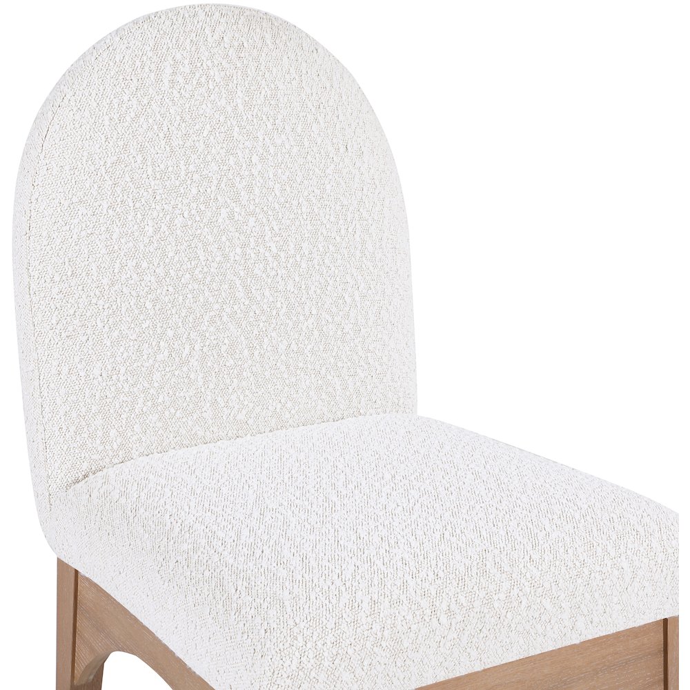 Waldorf Cream Boucle Fabric Dining Chair. Picture 5
