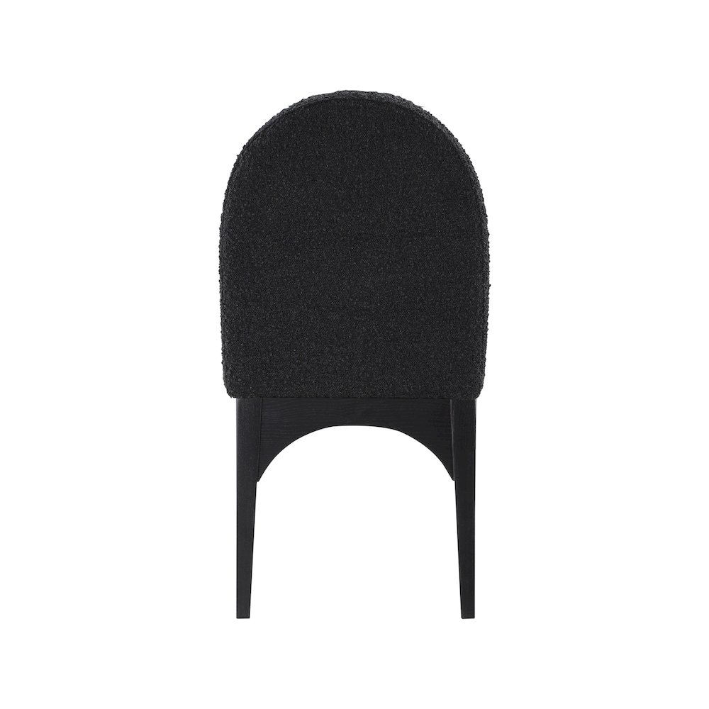 Waldorf Black Boucle Fabric Dining Chair. Picture 2