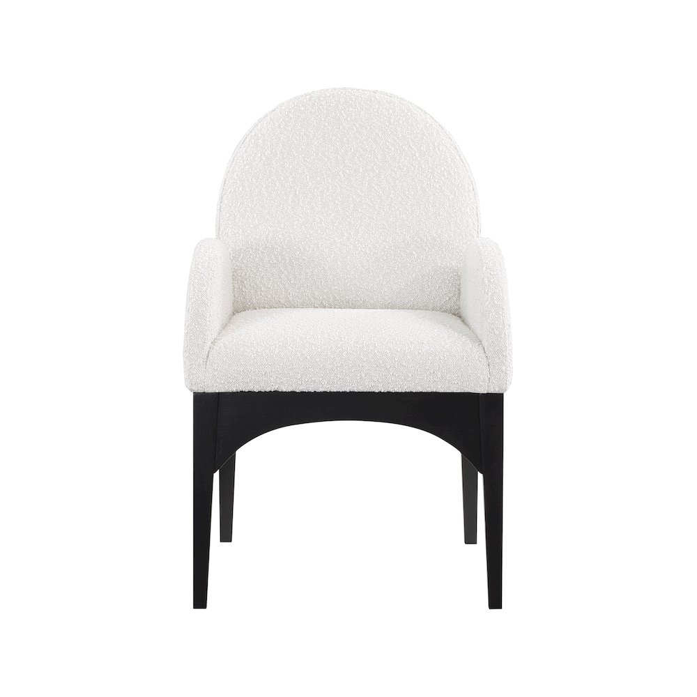 Waldorf Cream Boucle Fabric Dining Chair. Picture 3
