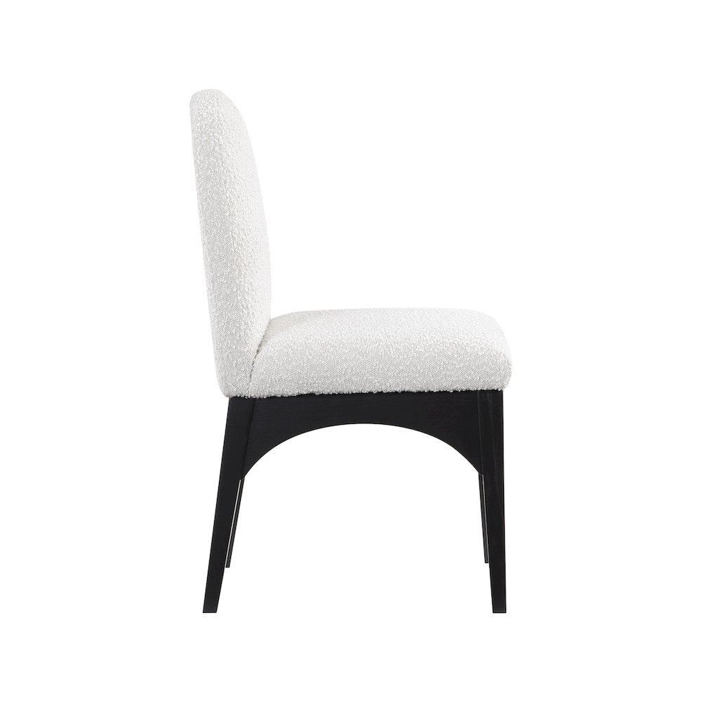Waldorf Cream Boucle Fabric Dining Chair. Picture 4