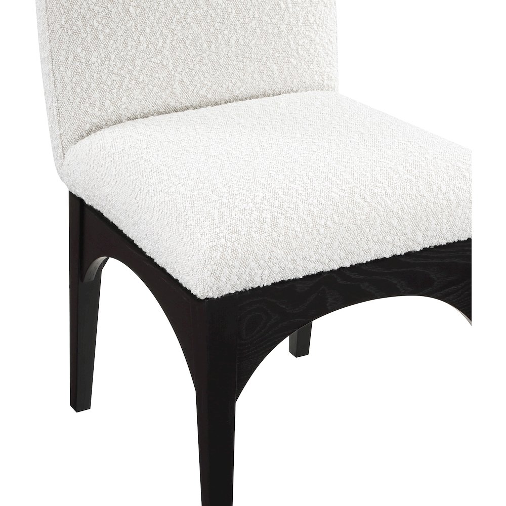 Waldorf Cream Boucle Fabric Dining Chair. Picture 5
