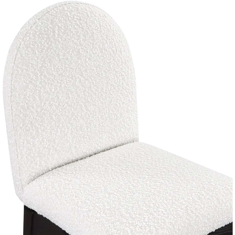 Waldorf Cream Boucle Fabric Dining Chair. Picture 6