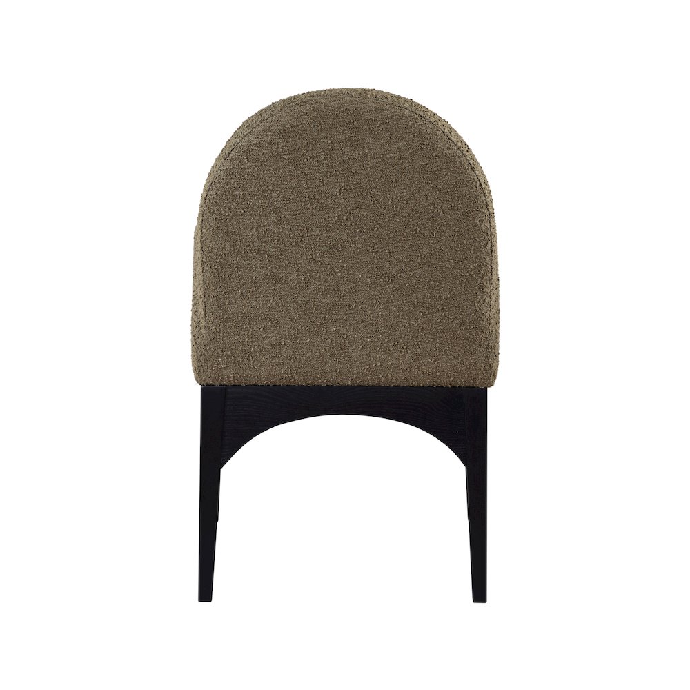 Waldorf Olive Boucle Fabric Dining Chair. Picture 2