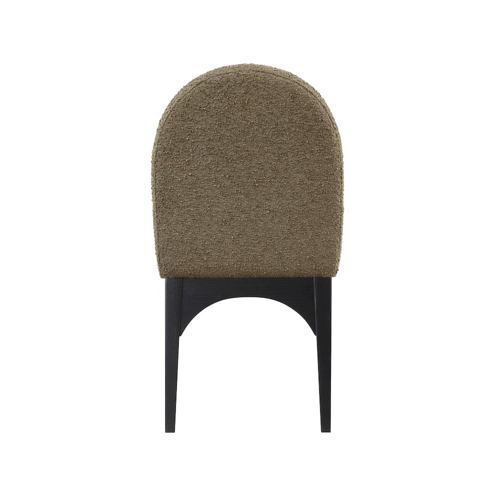 Waldorf Olive Boucle Fabric Dining Chair. Picture 2