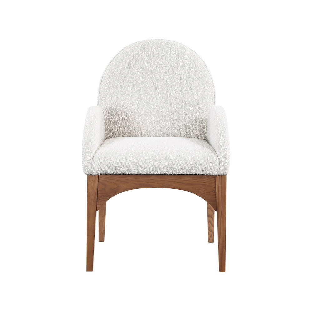 Waldorf Cream Boucle Fabric Dining Chair. Picture 3