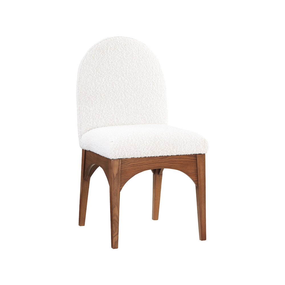 Waldorf Cream Boucle Fabric Dining Chair. Picture 1