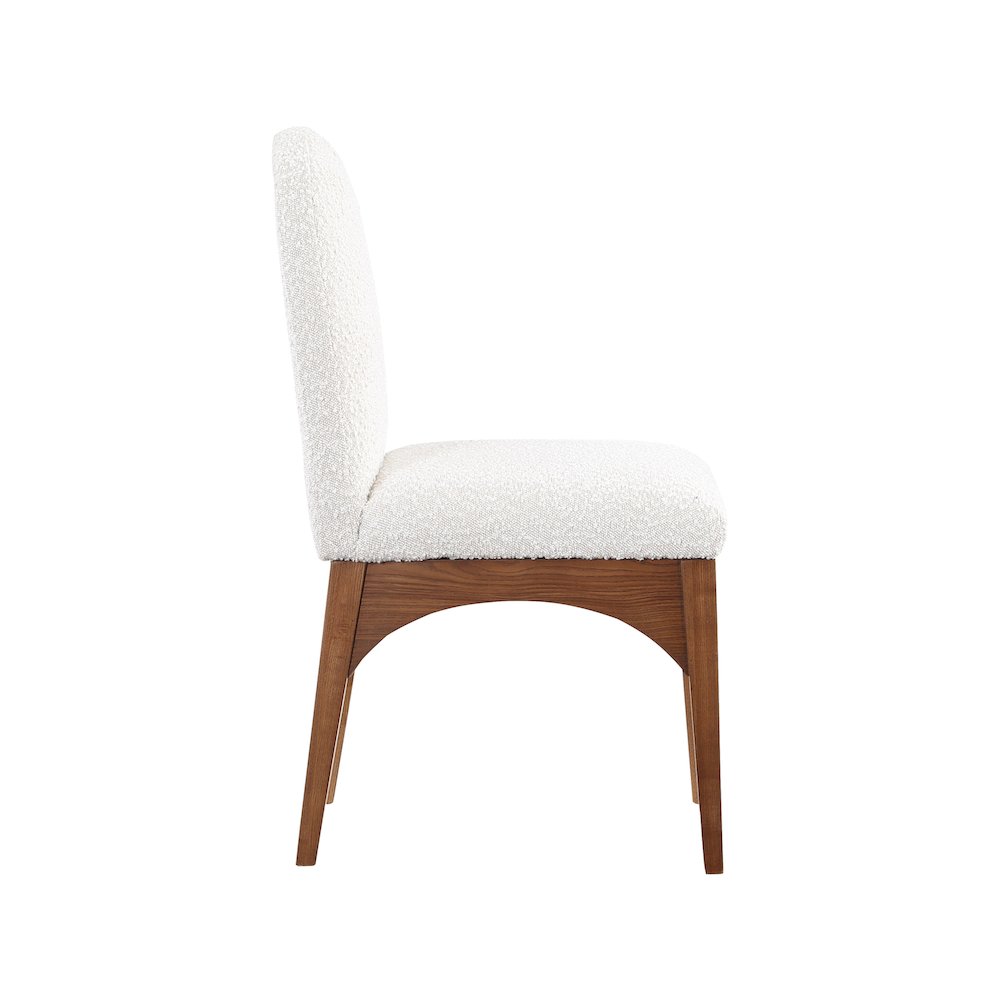 Waldorf Cream Boucle Fabric Dining Chair. Picture 4