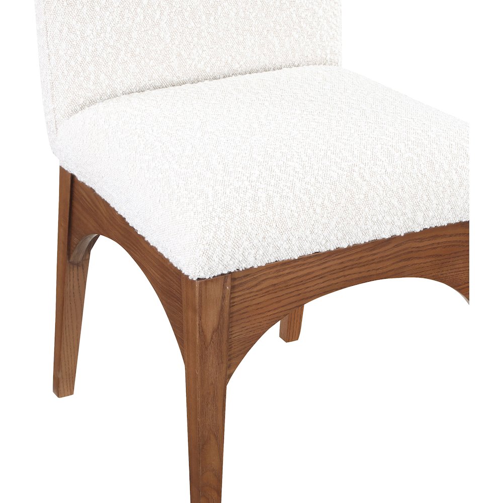 Waldorf Cream Boucle Fabric Dining Chair. Picture 5