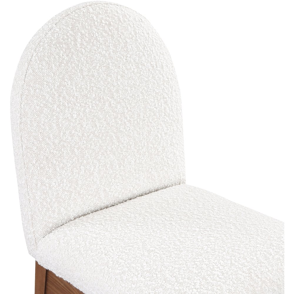 Waldorf Cream Boucle Fabric Dining Chair. Picture 6