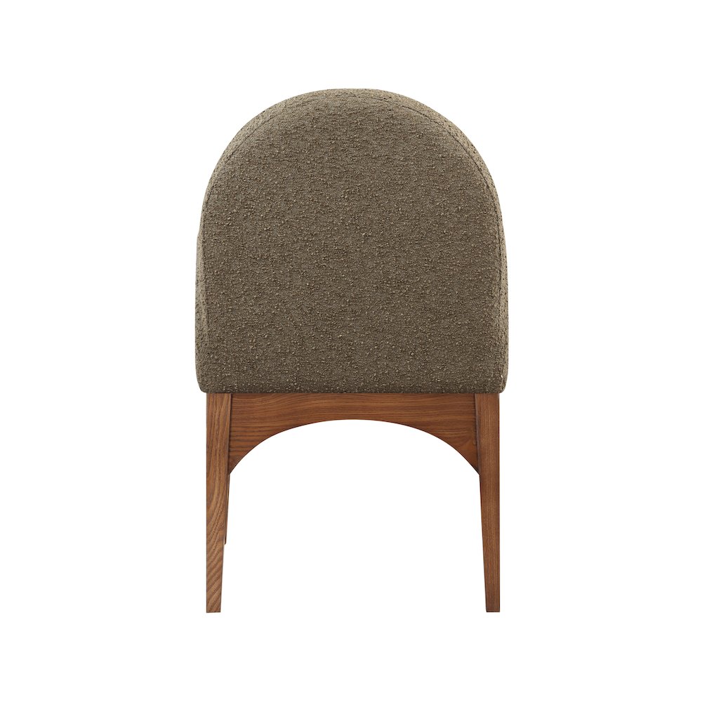 Waldorf Olive Boucle Fabric Dining Chair. Picture 2